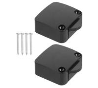 JOINPAYA 2 Pezzi Interruttore Porta Armadio 2a 250v Nero, Controllo Automatico per Luci Armadio e Cucina, Accessori di Montaggio in ABS e Rame