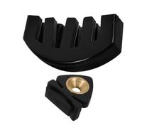 JOINPAYA 2 Pezzi Silenziatore per Strumento ad in Gomma Nero Muto Pratica Portatile Leggero Compatibile con la Maggior Parte degli Strumenti ad Accessorio Professionale per