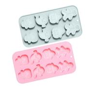 JOINPAYA 2 Pezzi Stampi in Silicone per Halloween Forme di Zucca, Scheletro, Fantasma e Mummia, Resistenti al Calore, per Decorazioni Dolci e Dolciumi Fai da Te