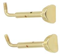 JOINPAYA 2 Pz Arco Musica Tamburellare Accessori Messa a Punto Morsetto Per Mentoniera Per Violino 3/4 Condensatore Elettrico Per Violino Tampone Trombe Valvola Metallo Golden