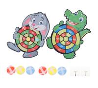 JOINPAYA 2 set Freccette per Bersagli Animali Simpatici in Resistente Palline Adesive Sicure per Interattivo Educativo al Colore Casuale Colore Casuale