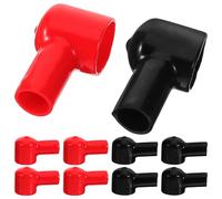 JOINPAYA 20pezzi Coperchi Isolanti per Terminali Batteria Auto Pvc Resistente Alte Temperature Protezione Contatti Negativi e Positivi Auto