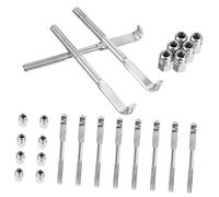 JOINPAYA 24pezzi Ganci Per Banjo Metallo Resistente Da Accessori Musicali Per Banjos Moderni e Vintage Facili Da Installare e Regolabili Parti Di Ricambio Per Strumenti Musicali