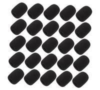 JOINPAYA 25pezzi Spugna Copri Microfono in Spugna Copertura Anti-esplosione per Microfono Clip Protezione da Studio Sala Conferenze Palco e Altri Luoghi