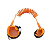 JOINPAYA 2m Guinzaglio Di Sicurezza Per Ragazzo Ragazza Bracciale Anti-perdita Da Design Confortevole e Flessibile Per Attività Indoor e Outdoor Colore Arancione