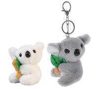 JOINPAYA 2Pcs Koala Doll Keychain Key Ring Decor Adorabile Portachiavi In Peluche Carino Portachiavi Per Zaini Peluche Animale Adorabile Pendente Del Sacchetto Ciondolo