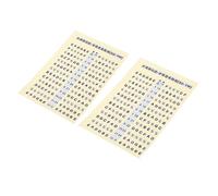 JOINPAYA 2pezzi Adesivi Professionali Per Scale Chitarra Stickers Per Mappa Note Per Principianti e Facilitatore Materiali Sicuri e Resistenti