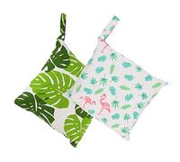 JOINPAYA 2pezzi Borsa Bagnata Per Pannolini Di Stoffa Borsa Asciutta e Bagnata Pratica Riutilizzabile Per Parti Di Tiralatte e Pannolini Di Stoffa