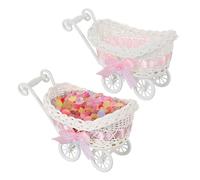 JOINPAYA 2pezzi Cestini Secca Personalizzati Design Organizer -cioccolatini Per Shower Festa Nozze Cestini Portaoggetti Creativi e Graziosi Per Uso