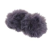 JOINPAYA 2pezzi Copertura per Microfono Antivento in Morbido Peluche per Microfono Lavalier Blocca Saliva Vento e Respiro per Registrazione Chiara