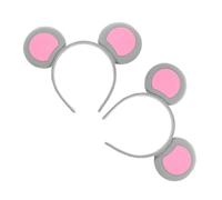 JOINPAYA 2pezzi Fascia Orecchie da Topo Cerceotto Orecchie di Topo per Halloween e Feste Fascia Flessibile Design dei Cartoni Animati Adatta Donne e Ragazze per Cosplay e Balli in Masche