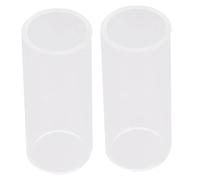 JOINPAYA 2pezzi Guitar Glass Slides Bottleneck Per Chitarra Elettrica e Acustica Accessori Professionali Per Chitarristi Suono e Luminoso
