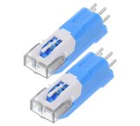 JOINPAYA 2pezzi Needle Replacement for Record Players Durable Phonograph Stylus for Sound Quality Compatible with Turntables