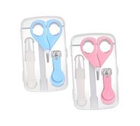 JOINPAYA 2sets Kit per Unghie per Ragazzo Ragazza Ragazza Forbice e Pinzetta Set Manicure Pedicure Include Scatola Portaoggetti