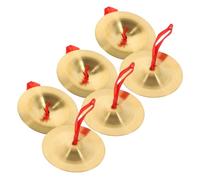 JOINPAYA 3 paia Cymbali da Dito Mini Rame Strumento Musicale per Danza e Intrattenimento per Facile da Trasportare e Comodo da Impugnare per Feste e Danze Belly Dance