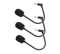 JOINPAYA 3 Pezzi Microfono per Computer e Telefoni Piccolo Taglio Dritto Portatile Due Vie Mono Stereo Poli Pin Poli