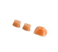 JOINPAYA 3 Pezzi Sostituzione del sughero del paraurti tappi sughero Flauto Trillo Chiave Paraurti Sughero sostituzione del flauto parti di flauto Sughero paraurti in silicone Brown