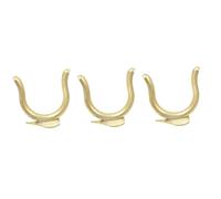 JOINPAYA 3 Pz Piccolo Gancio Per Le Dita B Uncino Per Dito a Tromba Piatta B Anello a Dito Scorrevole Valvola a Tromba Piatta Gancio Per Le Dita Anteriori a Tromba Casse Audio Golden Rame