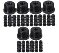 JOINPAYA 3 Set Di Adattatori Per Supporto Microfono Da 3/8 Femmina A 5/8 Maschio Tipo A Vite Robusta Costruzione in Plastica Per Una Maggiore Durata 30 Pezzi*3