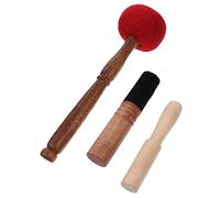 JOINPAYA 3pezzi Bastoni Per Ciotole Cantanti Tibetane Mallet Per Meditazione e Relax Accessori Per Ciotole Per Pratiche Buddiste