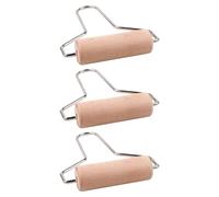 JOINPAYA 3pezzi Rullo in Legno per Argilla Utensili per Ceramica Rullo Manuale per Ceramica Dispositivo per Laminazione della Consistenza Dell'argilla Mattarello Artistico per Argilla