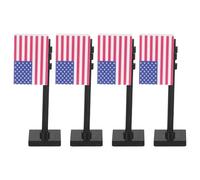 JOINPAYA 4 Bandiere Americane Con Asta - Set Di Mini Soldatini Per Il Dell'Indipendenza Set Di Action Figure Dell'Esercito Per