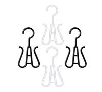 JOINPAYA 4 Ganci Multiuso per Espositori di Pantofole in Plastica Robusta, Appendiabiti Antiscivolo per Scarpe, Adatti per Casa, Negozi e Supermercati, Ganci per Appendere Scarpe