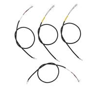 JOINPAYA 4 Pezzi Kit Cavi Schermati Core per Chitarra Elettrica Cavi Patch per Pickup e Pedalboard Adattatori Audio per Riparazione e Upgrade Strumenti Musicali