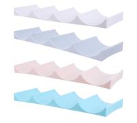 JOINPAYA 4 Pezzi Portabottiglie in Plastico per Bevande Design Moderno e Versatile, Organizer Flessibile per Lattine e Bottiglie da Frigo, per Soggiorno e Cucina Colore Casuale