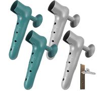 JOINPAYA 4 Pezzi Protezioni per Maniglie Porte in Silicone Ventosa Copertura Anticollisione Morbida e Antiurto Protezione Parete Silenziosa per e Anziani Facile da Installare Grigio e