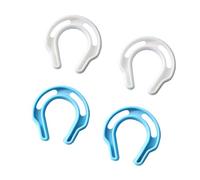 JOINPAYA 4pezzi Fermaporta di Protezione in Plastica Clip per Porte per Ragazzo Ragazza Ragazzo Ragazza e Evita Incidenti Causati da Porte che Sbattono Design Forma di C Facile da Installar