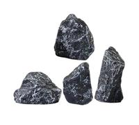JOINPAYA 4pezzi Miniature Artificial Stone Rockery Decoration Landscape Bonsai Accessory Realistic Fake Rocks for Garden and Tabletop Decor
