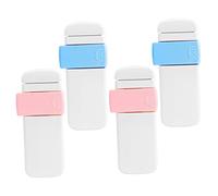 JOINPAYA 4pezzi Serratura Di Sicurezza Per Armadietti Frigoriferi e Cassetti Protezione Adesiva Per Ragazzo Ragazza Serrature Multiuso Senza Attrezzi Sicure Spigoli