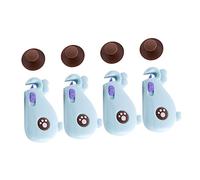 JOINPAYA 4pezzi Serrature Per Chiusure Per e Facile Installazione Flessibilità Colore Blu Protezione Per e