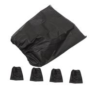 JOINPAYA 5 Pezzi abito di bellezza impacchi termali per le donne telo bagno in tessuto non tessuto abito avvolgente in asciugamano gonne da bagno gonna da bagno Black