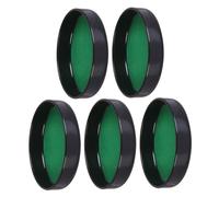 JOINPAYA 5 Pezzi Coperchio per Bicchiere da Dadi in Plastica Verde, Base per Shaker, Riduzione del Rumore, Facile Installazione, per Giochi e Feste