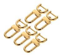 JOINPAYA 5 Pezzi Fibbia Staccabile con Gancio a Vite in Lega di Zinco per Sostituzione Strap Borsa e Collare Cane Chiusura Resistente con Anello Girevole Dorato Accessorio Hardware