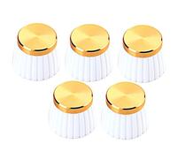 JOINPAYA 5 pezzi Manopole per Chitarra Elettrica per Controllo Volume e Effetti Compatibili con Amplificatori e Potenziometri Resistenti e Pratiche per Strumenti Musicali