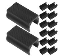 JOINPAYA 50 Pezzi Coprigambe Forma U per Sedie Protezioni Antiscivolo per Piedi Mobili Tappetini per Pavimenti Silenziosi e Resistenti Compatibili con Trampolini e Mobili di Casa