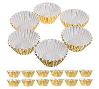 JOINPAYA 500 Pirottini per Muffin Mini in Carta e Alluminio Oro, Design Raffinato, Resistenti e Versatili per Dolci e Panificazione in Pasticcerie e Vari Ambienti