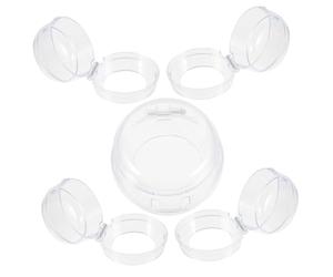 JOINPAYA 5pezzi Copri Manopole Per Piano Cottura in Plastica Nera Protezione Per Cucina Sicurezza Per Ragazzo Ragazza Risparmio Ed Energia