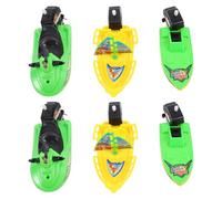 JOINPAYA 6 pezzi Barchette Giocattolo in Plastica per Vasca e Piscina Modelli Vela Motoscafo e Speedboat Sicure e Resistenti per Ragazzo Ragazza Dimensioni Portatili