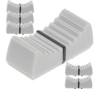 JOINPAYA 6 Pezzi Manopole Piatte per Potenziometro a Scorrimento Diritto, Regolazione Volume, in Plastico Resistente per Mixer e Apparecchi Audio