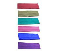 JOINPAYA 6 Pezzi Yoga Maestro morbida fascia da allenamento Accessori per fasce da donna cerchietti Cerchio per elastici fascia elastica Fascia yoga tessuto Colore Casuale