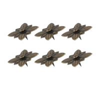 JOINPAYA 6 Set di Chiodi per Tappezziere in Ferro Stile Antico Applique a Forma di Fiore, Accessori Pratici per Mobili come Divani e Letti, per Progetti Fai-da-te