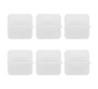 JOINPAYA 6pezzi Ancoraggi per Mobili senza Trapano Cuscinetti di Fissaggio per Libreria e Cassettiera Adesivo Antiribaltamento per Scaffale e Parete Protezione Invisibile e Sicura