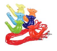 JOINPAYA 6pezzi Fischietti Per Ragazzo Ragazza Ceramica Forma Di Da Colorati Per Gioco Musicale Vasca Compleanno e Feste