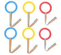 JOINPAYA 6pezzi Rope Sicurezza Per Per Toddlers Camminata Per Scuole Colori Bright e Maniglie Per Facile Utilizzo Per e Attività All