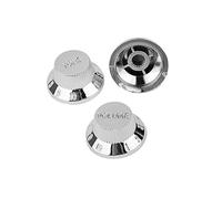 JOINPAYA 7pezzi Copri Pickup per Chitarra e Manopole Cromate Copri Pickup Single Coil Manopola del Volume Manopole del Tono e Puntale Selettore