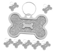 JOINPAYA 8 Medagliette Cane in Personalizzabili Targhette Identificative per e Animali Domestici Resistente e Deformazione Tag e Telefono per Evitare Smarrimenti